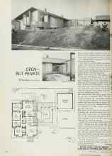 Better Homes & Gardens October 1966 Magazine Article: OPEN--BUT PRIVATE
