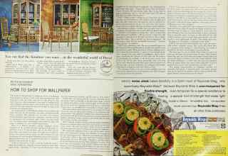Better Homes & Gardens October 1966 Magazine Article: HOW TO SHOP FOR WALLPAPER