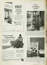 Better Homes & Gardens November 1966 Magazine Article: TALL STORAGE IDEAS