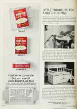Better Homes & Gardens November 1966 Magazine Article: LITTLE FURNITURE FOR A BIG CHRISTMAS