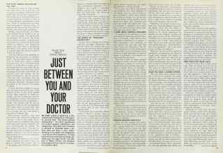 Better Homes & Gardens November 1966 Magazine Article: JUST BETWEEN YOU AND YOUR DOCTOR