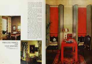 Better Homes & Gardens November 1966 Magazine Article: FABULOUS FABRICS FOR YOUR WINDOWS!