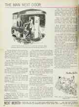 Better Homes & Gardens January 1967 Magazine Article: THE MAN NEXT DOOR