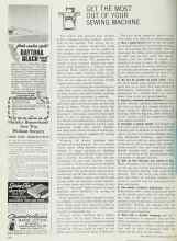 Better Homes & Gardens February 1967 Magazine Article: GET THE MOST OUT OF YOUR SEWING MACHINE