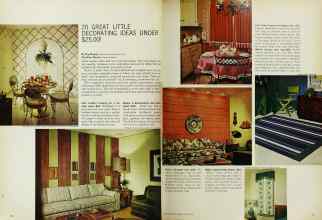 Better Homes & Gardens March 1967 Magazine Article: 20 GREAT LITTLE DECORATING IDEAS UNDER $25.00!