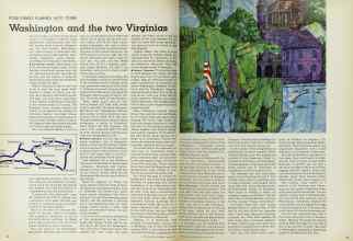 Better Homes & Gardens March 1967 Magazine Article: Washington and the two Virginias