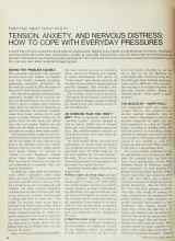 Better Homes & Gardens April 1967 Magazine Article: TENSION, ANXIETY, AND NERVOUS DISTRESS: HOW TO COPE WITH EVERYDAY PRESSURES