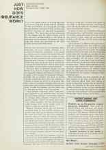Better Homes & Gardens April 1967 Magazine Article: JUST HOW DOES INSURANCE WORK?