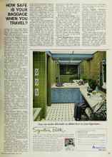 Better Homes & Gardens April 1967 Magazine Article: HOW SAFE IS YOUR BAGGAGE WHEN YOU TRAVEL?