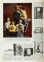 Better Homes & Gardens April 1967 Magazine Article: TIMELY DECORATING