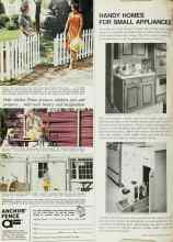 Better Homes & Gardens April 1967 Magazine Article: HANDY HOMES FOR SMALL APPLIANCES