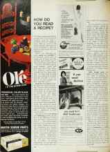Better Homes & Gardens April 1967 Magazine Article: HOW DO YOU READ A RECIPE?