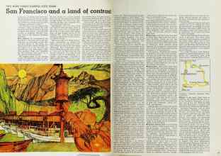 Better Homes & Gardens April 1967 Magazine Article: San Francisco and a land of contrast
