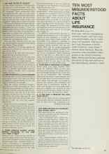 Better Homes & Gardens May 1967 Magazine Article: TEN MOST MISUNDERSTOOD FACTS ABOUT LIFE INSURANCE