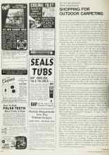 Better Homes & Gardens May 1967 Magazine Article: SHOPPING FOR OUTDOOR CARPETING