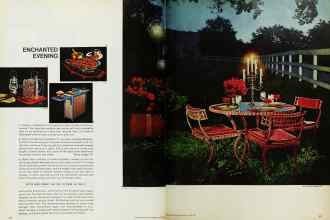 Better Homes & Gardens June 1967 Magazine Article: ENCHANTED EVENING