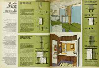 Better Homes & Gardens June 1967 Magazine Article: AT LAST! ANOTHER BATHROOM AT YOUR HOUSE