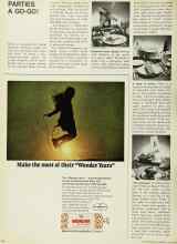 Better Homes & Gardens July 1967 Magazine Article: PARTIES A GO-GO!