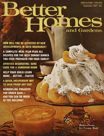 Better Homes & Gardens September 1967 Magazine Cover