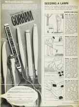 Better Homes & Gardens September 1967 Magazine Article: SEEDING A LAWN