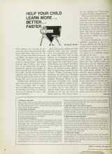 Better Homes & Gardens September 1967 Magazine Article: HELP YOUR CHILD LEARN MORE... BETTER... FASTER