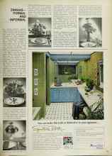 Better Homes & Gardens September 1967 Magazine Article: ZINNIAS--FORMAL AND INFORMAL