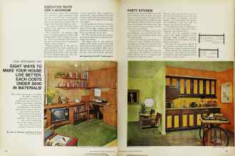 Better Homes & Gardens September 1967 Magazine Article: EIGHT WAYS TO MAKE YOUR HOUSE LIVE BETTER. EACH COSTS UNDER $500 IN MATERIALS!