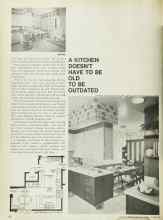 Better Homes & Gardens October 1967 Magazine Article: A KITCHEN DOESN'T HAVE TO BE OLD TO BE OUTDATED