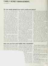 Better Homes & Gardens November 1967 Magazine Article: Do you really benefit from bank credit-card plans?