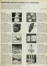 Better Homes & Gardens November 1967 Magazine Article: SHOPPING EDITOR'S CHOICE FOR CHRISTMAS