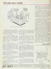 Better Homes & Gardens November 1967 Magazine Article: THE MAN NEXT DOOR