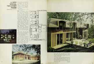 Better Homes & Gardens November 1967 Magazine Article: A VERY SPECIAL TWO-STORY HOUSE