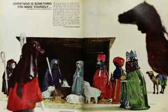 Better Homes & Gardens December 1967 Magazine Article: CHRISTMAS IS SOMETHING YOU MAKE YOURSELF...