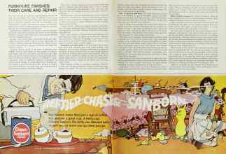 Better Homes & Gardens December 1967 Magazine Article: FURNITURE FINISHES: THEIR CARE AND REPAIR