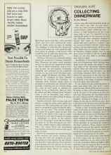 Better Homes & Gardens March 1968 Magazine Article: COLLECTING DINNERWARE