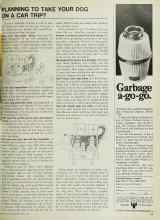 Better Homes & Gardens April 1968 Magazine Article: PLANNING TO TAKE YOUR DOG ON A CAR TRIP?