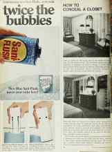 Better Homes & Gardens April 1968 Magazine Article: HOW TO CONCEAL A CLOSET
