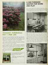 Better Homes & Gardens April 1968 Magazine Article: A SEE-THROUGH CENTER FOR WORK AND PLAY