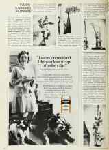 Better Homes & Gardens April 1968 Magazine Article: FLOOR-STANDING FLOWERS