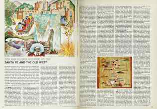 Better Homes & Gardens April 1968 Magazine Article: SANTA FE AND THE OLD WEST