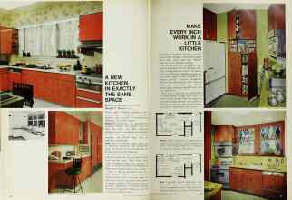 Better Homes & Gardens April 1968 Magazine Article: A NEW KITCHEN IN EXACTLY THE SAME SPACE