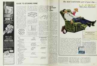 Better Homes & Gardens April 1968 Magazine Article: GUIDE TO STORING WINE
