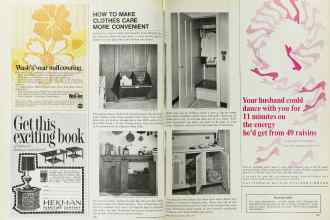 Better Homes & Gardens April 1968 Magazine Article: HOW TO MAKE CLOTHES CARE MORE CONVENIENT