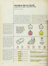 Better Homes & Gardens May 1968 Magazine Article: INVISIBLE INK IN COLOR