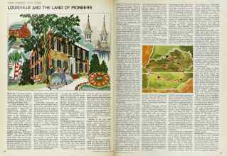 Better Homes & Gardens May 1968 Magazine Article: LOUISVILLE AND THE LAND OF PIONEERS