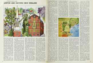 Better Homes & Gardens May 1968 Magazine Article: BOSTON AND HISTORIC NEW ENGLAND