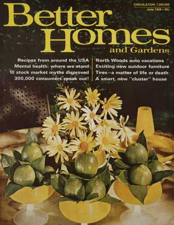 Better Homes & Gardens June 1968 Magazine Cover