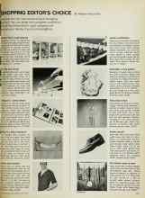 Better Homes & Gardens June 1968 Magazine Article: SHOPPING EDITOR'S CHOICE