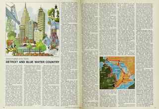 Better Homes & Gardens June 1968 Magazine Article: DETROIT AND BLUE WATER COUNTRY