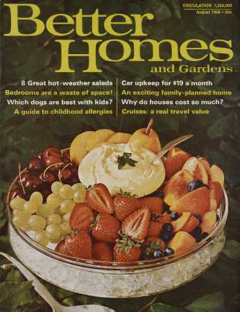 Better Homes Gardens August 1968 Magazine